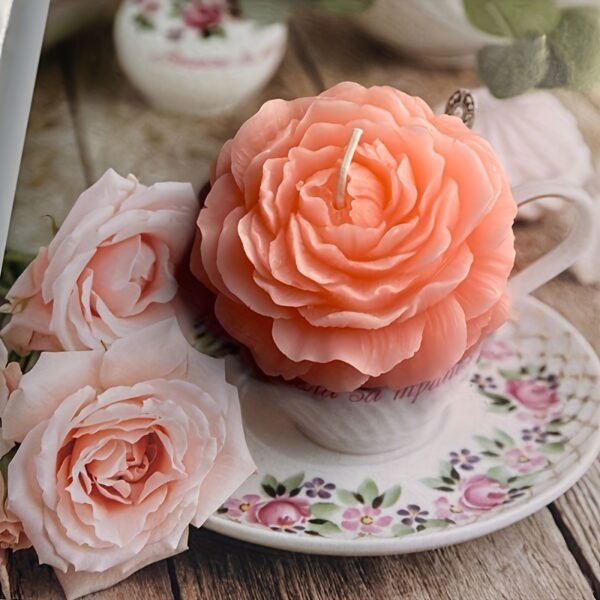 Handmade candle Flower