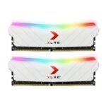Barrette Mémoire PNY XLR8 Gaming RGB 16Go DDR4 3600 MHz - Blanc