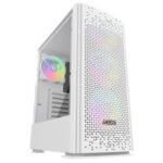 Boitier Gamer AQIRYS GACRUX Moyen Tour 4 Fans RGB - Blanc