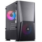 Boitier Gamer REDRAGON RINOS GC-590 2FAN ARGB M-ATX - Noir
