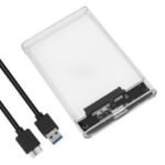 Boitier Pour Disque Dur Externe 2.5'' USB 3.0 - Transparent