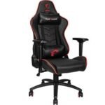 Chaise Gaming MSI Mag CH120X En Cuir PVC Avec Accoudoirs - Noir & Rouge