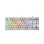 Clavier Gamer Filaire BARACUDA BGK-01124 - Blanc