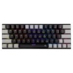Clavier Gamer Filaire WHITE SHARK WAKIZASHI 2 US Noir/Gris - Interrupteurs bleus