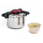 Cocotte Clipso TEFAL Minute Easy 6 Litres - Noir & Inox