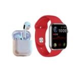 Coffret W26 PRO MAX Serie 8 Montre Connectée + Airpods - Rouge