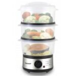 Cuiseur Vapeur TECHWOOD TCV-750 500W - Noir&Inox