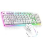 Ensemble Clavier et Souris Gamer Filaire SPIRIT OF GAMER ULTIMATE 600 - Blanc