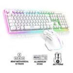 Ensemble Clavier et Souris Gamer SPIRIT OF GAMER ULTIMATE 600 - Blanc