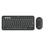 Ensemble Clavier & Souris Sans Fil LOGITECH Combo Pebble 2 - Noir