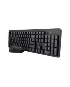 Ensemble Souris et Clavier Sans Fil TRUST Ody II AZERTY Français USB -Noir – Image 1