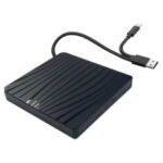 Graveur DVD Externe RW USB 3.0 Avec Type C - Noir