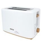 Grille Pain JOCCA Nature Bambou 700W - Blanc