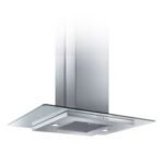 Hotte Centrale FOCUS F917X 90 cm - Inox & Vitre