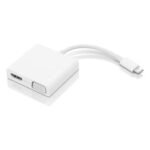 Hub de voyage LENOVO USB-C 3en1 - Blanc