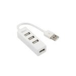 Hub SBOX H-204 USB 2.0 4 Ports - Blanc