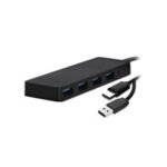 Hub TNB 4 Ports Double Connecteur USB Et TYPE C - Noir