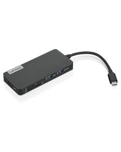 hub-usb-c-lenovo-7-ports-noir.jpg HUB USB-C LENOVO 7 Ports - Noir – Image 1