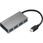 Hub USB SANDBERG 136-20 USB-C Vers 4 USB 3.0 - Gris