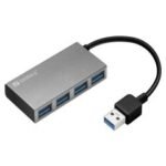 Hub USB SANDBERG USB 3.0 4 Port - Gris