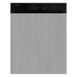 Lave Vaisselle Semi Encastrable FOCUS F502B 12 Couverts - Noir