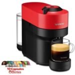 Machine à Café NESPRESSO Vertuo Pop 0.6L - Rouge