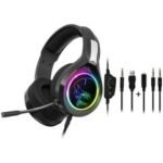Micro Casque Gamer Filaire SPIRIT OF GAMER PRO H8 LED RGB - Noir