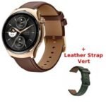 Montre Connectée MIBRO Lite 3 Pro Rose Gold + Leather Strap Vert