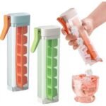 Moules à Glaçons 6 cubes avec Couvercle - Assortis