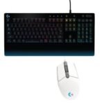 Pack Gamer LOGITECH Filaire Souris G102 et Clavier G213 - Blanc
