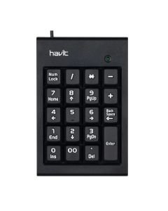 pave-numerique-filaire-havit-kb223-noir-1.jpg Pavé Numérique Filaire HAVIT KB223 - Noir – Image 1