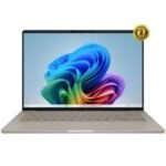Pc Portable ASUS Zenbook A14 Snapdragon® X X1 26 100 32Go 1To SSD - Beige