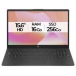 PC Portable HP 15-fd0297nk Intel N100 16Go 256Go SSD - Noir