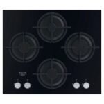 Plaque de Cuisson Encastrable ARISTON AGS-61S-BK 4 Feux 60cm - Noir