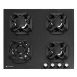 Plaque De Cuisson Encastrable FRANCO 385BF 4Feux 60 cm - Noir