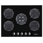 Plaque de Cuisson Encastrable FOCUS F4109B 5 Feux 90 cm - Noir