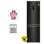 Réfrigérateur Combiné LG GR-B459NQFM 374L NoFrost - Noir Mat