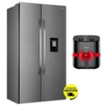 Réfrigérateur Side By Side BRANDT BFA701YDX 620 Litres NoFrost + Friteuse Sans Huile