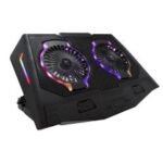 Refroidisseur Gamer WHITE SHARK SHADOW 2 FANS Pour Pc Portable 17.3" RGB