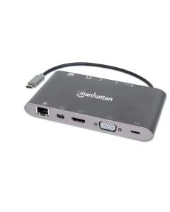 station-d-accueil-manhattan-sp-usb-c-pd-7-en-1-gris-f.jpg Station d'accueil MANHATTAN SP USB-C PD 7 en 1 - Gris – Image 1