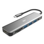 Station d'accueil SILICON POWER SP Boost SU20 USB-C 7 en 1 - Gris