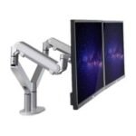 Support Écran DIGIPOS DP-OZ2 Double Bras - Silver