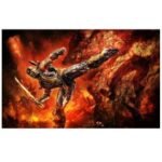 Tapis de Souris Gamer XXL MORT KOMBA 400 x 900 mm - Assortie