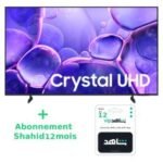 TV SAMSUNG 75'' Crystal UHD U8000F 4K Smart TV Avec Abonnement Shahid