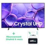 TV SAMSUNG 43'' 4K Smart TV Crystal UHD Avec Abonnement Shahid 6 mois